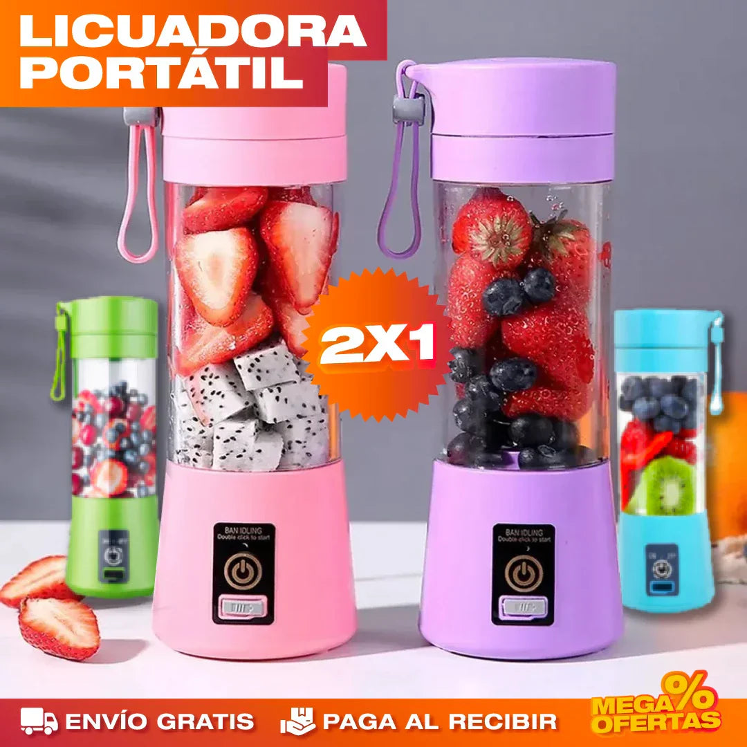 PROMO 2X1 LICUADORA PORTÁTIL