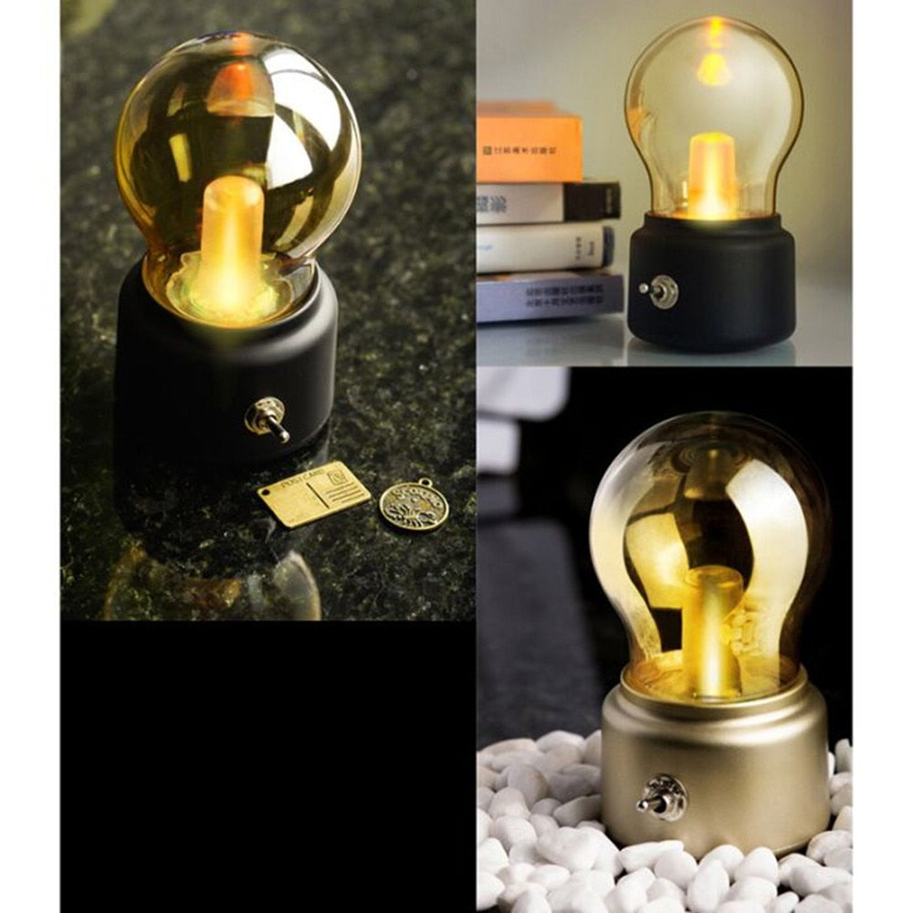 Luminária Lâmpada Decorativa Recarregável via USB