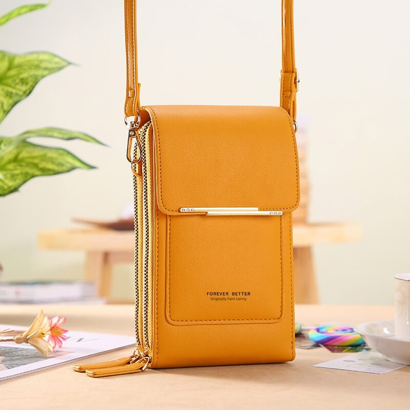 Bolsa Feminina de Couro Anti-Furto Forever Young