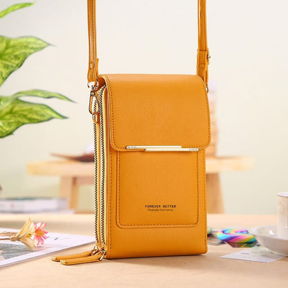Bolsa Feminina de Couro Anti-Furto Forever Young