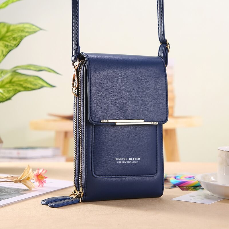Bolsa Feminina de Couro Anti-Furto Forever Young