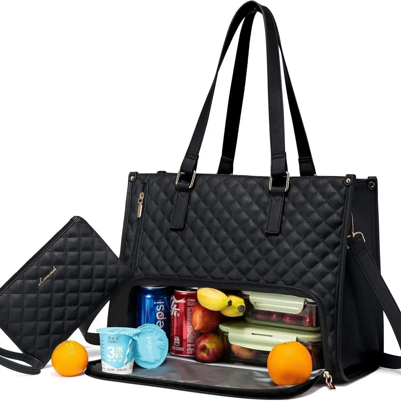 BOLSA COM COMPARTIMENTO PARA ALIMENTOS - FreshCarry + UMA CARTEIRA DE BRINDE!