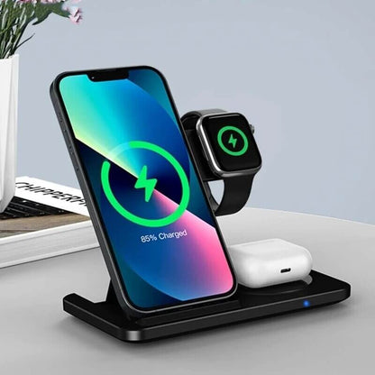 Carregador por indução 3 em 1 - ChargerMax