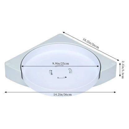 Kit de prateleira Giratoria para banheiro - Sem Furos Compre 1 e leve 2