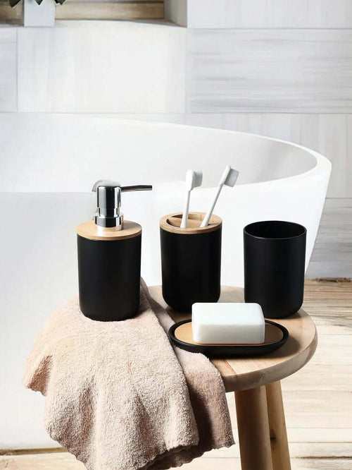 Conjunto de Acessórios de Banheiro, 4PCS | Design Moderno e Durável