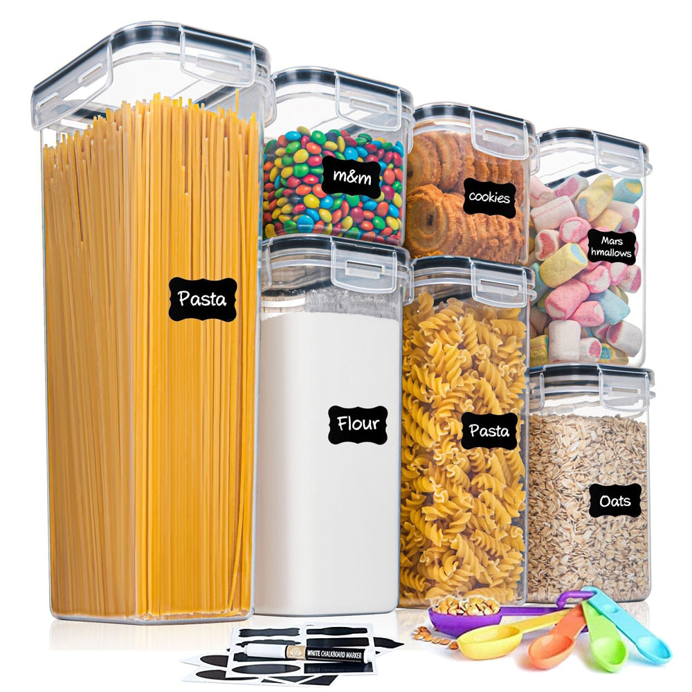kit de 7 Potes herméticos - conemax